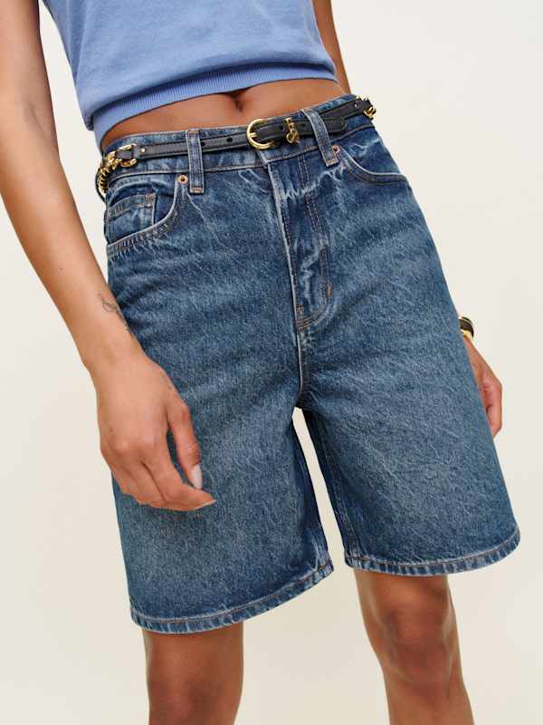 Hale High Rise 8&rdquo; Jean Shorts - Lanier